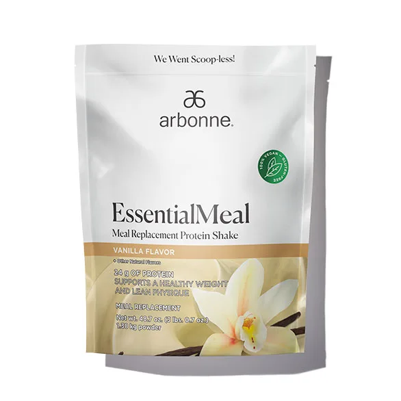 Arbonne EssentialMeal Meal Replacement Protein Shake - Vanilla Flavor